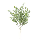 21" FLOCKED EUCALYPTUS LEAF BUSH X 7