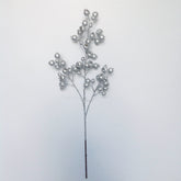 28" METALLIC BERRY SPRAY