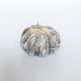 8" WP WEATHERED PUMPKIN W/STEM