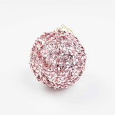 5" GLITTER SEQUIN BALL ORNAMENT