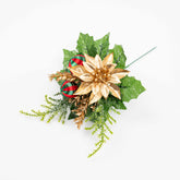 9" POINSETTIA BALL LEAF PICK