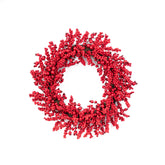 28" WATERPROOF GOOSE & CLUSTER BERRY WREATH