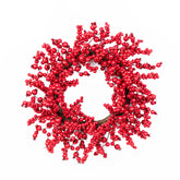 22" WATERPROOF GOOSE & CLUSTER BERRY WREATH