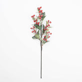 25" ICE BERRY HOLLY LEAF SPRAY