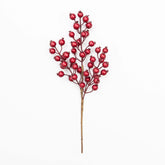 15.5" METALLIC GLITTER BERRY PICK X 3