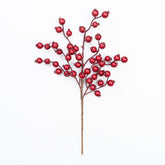 15.5" METALLIC GLITTER BERRY PICK X 3