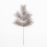 26" SNOW METALLIC PINE SPRAY