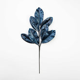 25" METALLIC MAGNOLIA LEAF SPRAY X 7