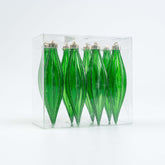 150MM FINIAL ORNAMENT 8PCS IN PVC BOX