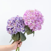 25" REAL TOUCH HYDRANGEA STEM