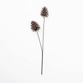 26" FROST PINECONE SPRAY