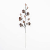 25" FROST PINECONE SPRAY