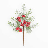 14" FROST BERRY BOXWOOD PICK