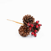 9" BERRY PINECONE PICK