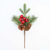 14" BERRY PINE PINECONE PICK