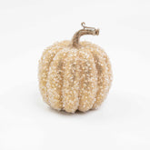 6X4.5" ICE BEADED TALL PUMPKIN