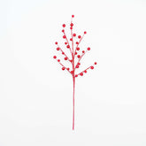 22" METALLIC GLITTER BERRY SPRAY