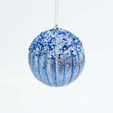 5" ICE SEQUIN BALL ORNAMENT