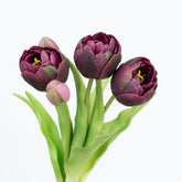 12" SOFT TOUCH DOUBLE LAYER TULIP BUNDLE X 5