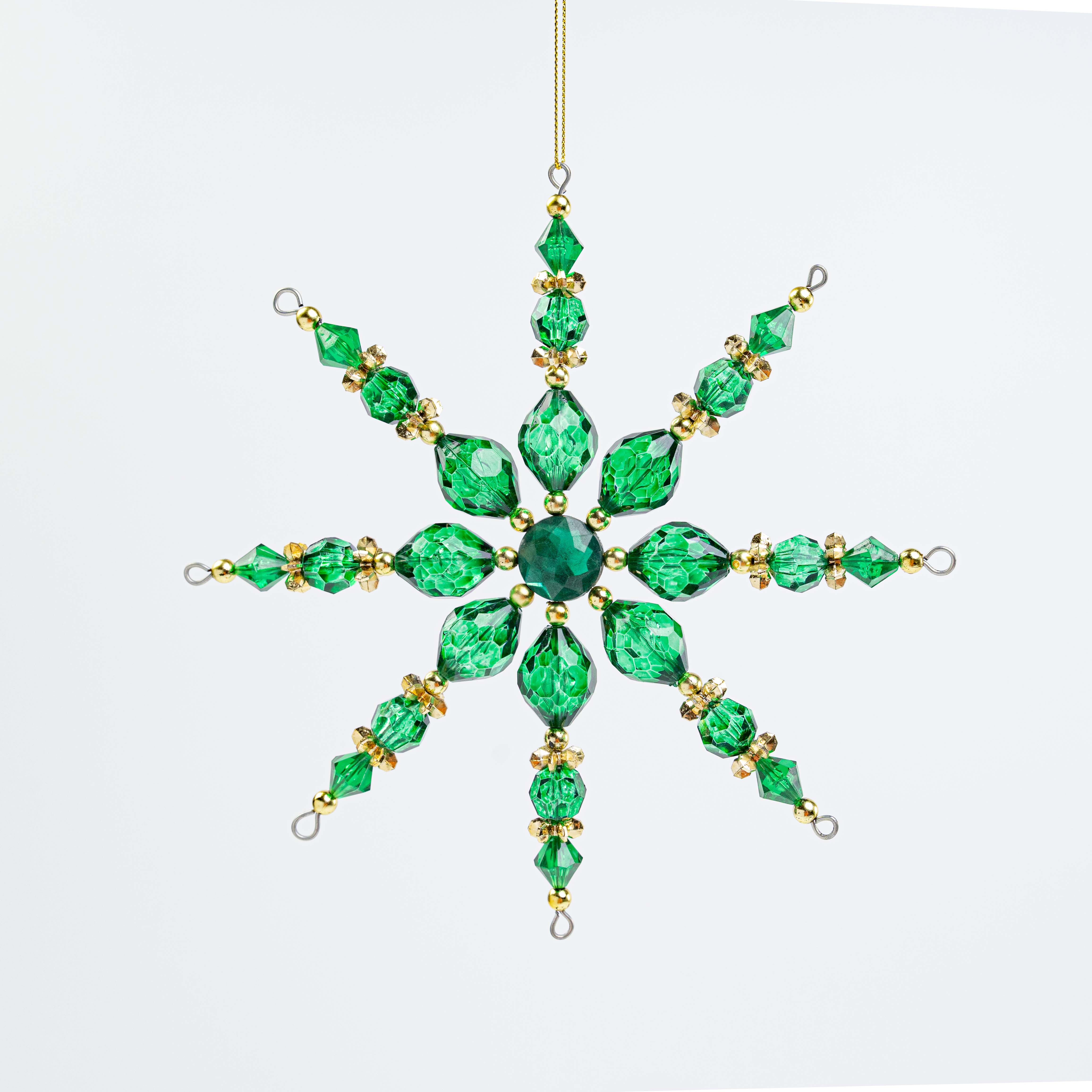 7" ACRYLIC SNOWFLAKE ORN
