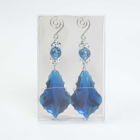 7.5" ACRYLIC DROP ORN BX OF 2