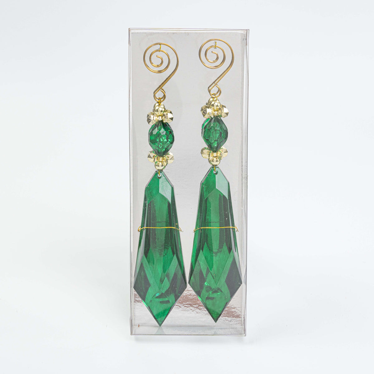 8.5" ACRYLIC DROP ORN BX OF 2