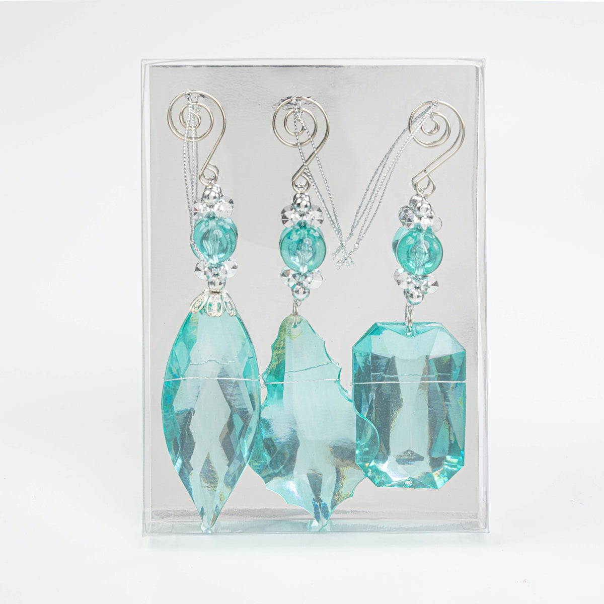 7" ACRYLIC DROP ORN 3 ASST