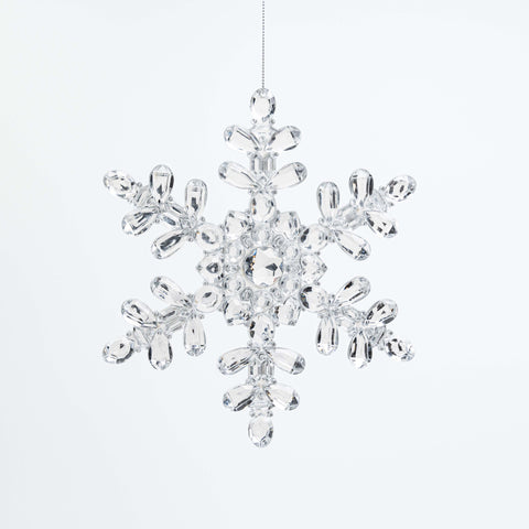 7" ACRYLIC SNOWFLAKE ORN