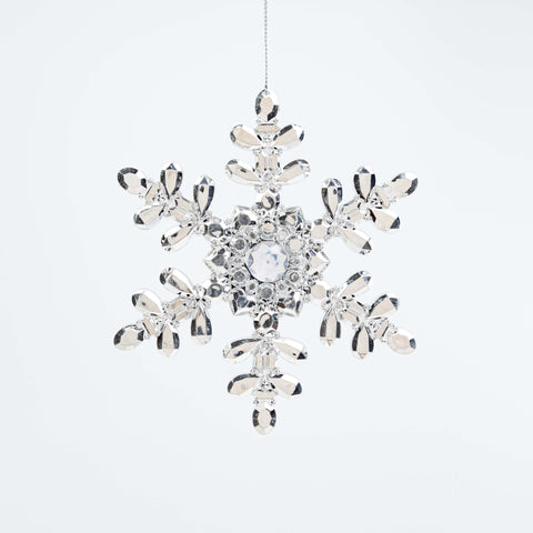 5" ACRYLIC SNOWFLAKE ORN