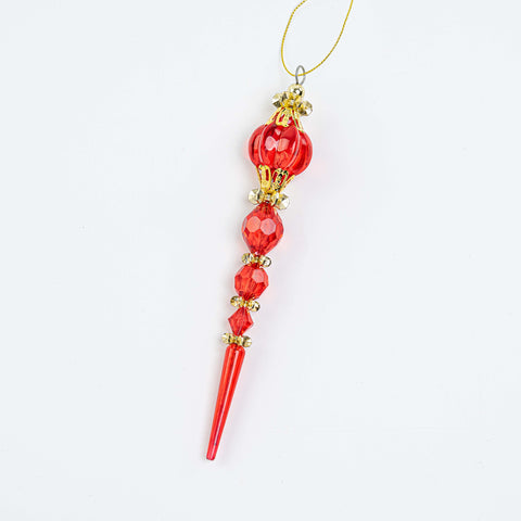 7"  ACRYLIC DROP ORN