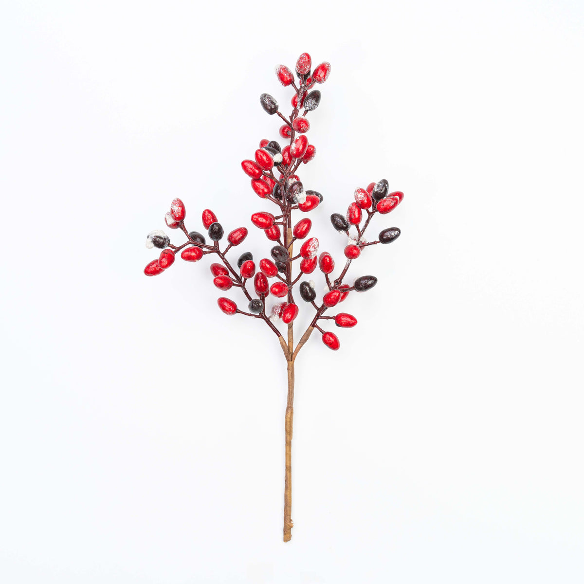 15" SNOW BERRY PICK X 4