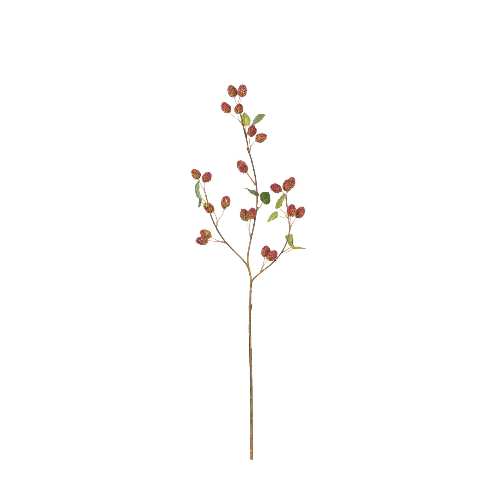 28" MULBERRY WITH LEAF SPRAY