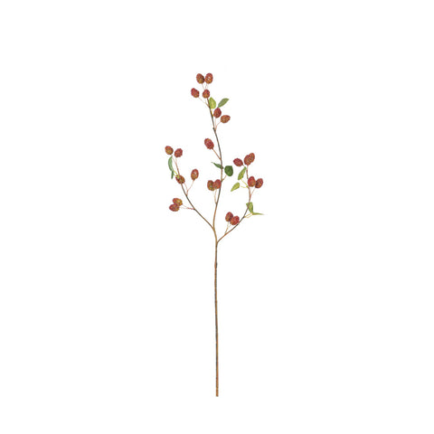 28" MULBERRY WITH LEAF SPRAY