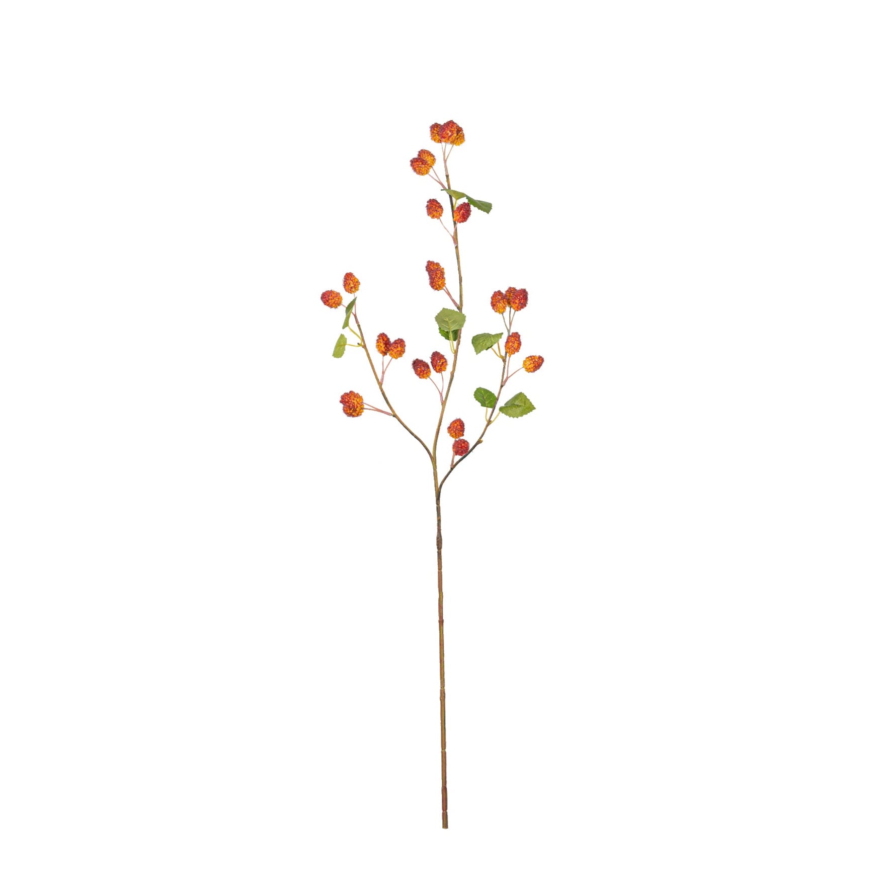 28" MULBERRY WITH LEAF SPRAY