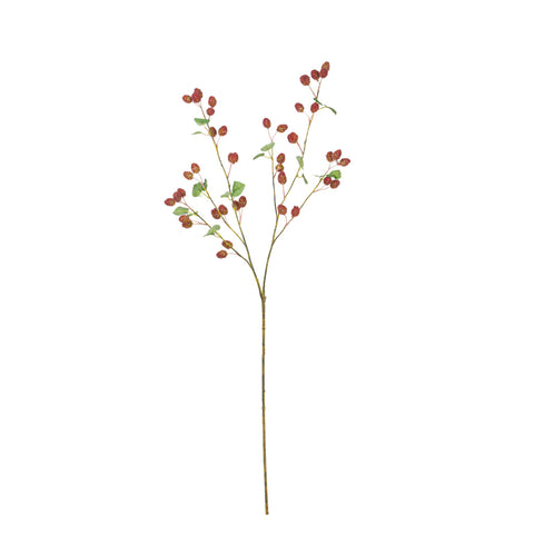 37" MULBERRY WITH LEAF SPRAY