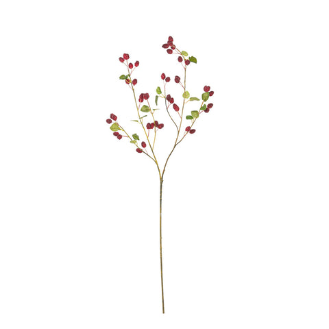 37" MULBERRY WITH LEAF SPRAY