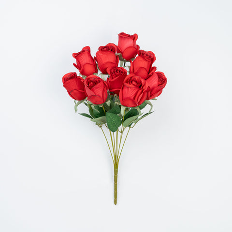 19" ROSE BUD BUSH X 9