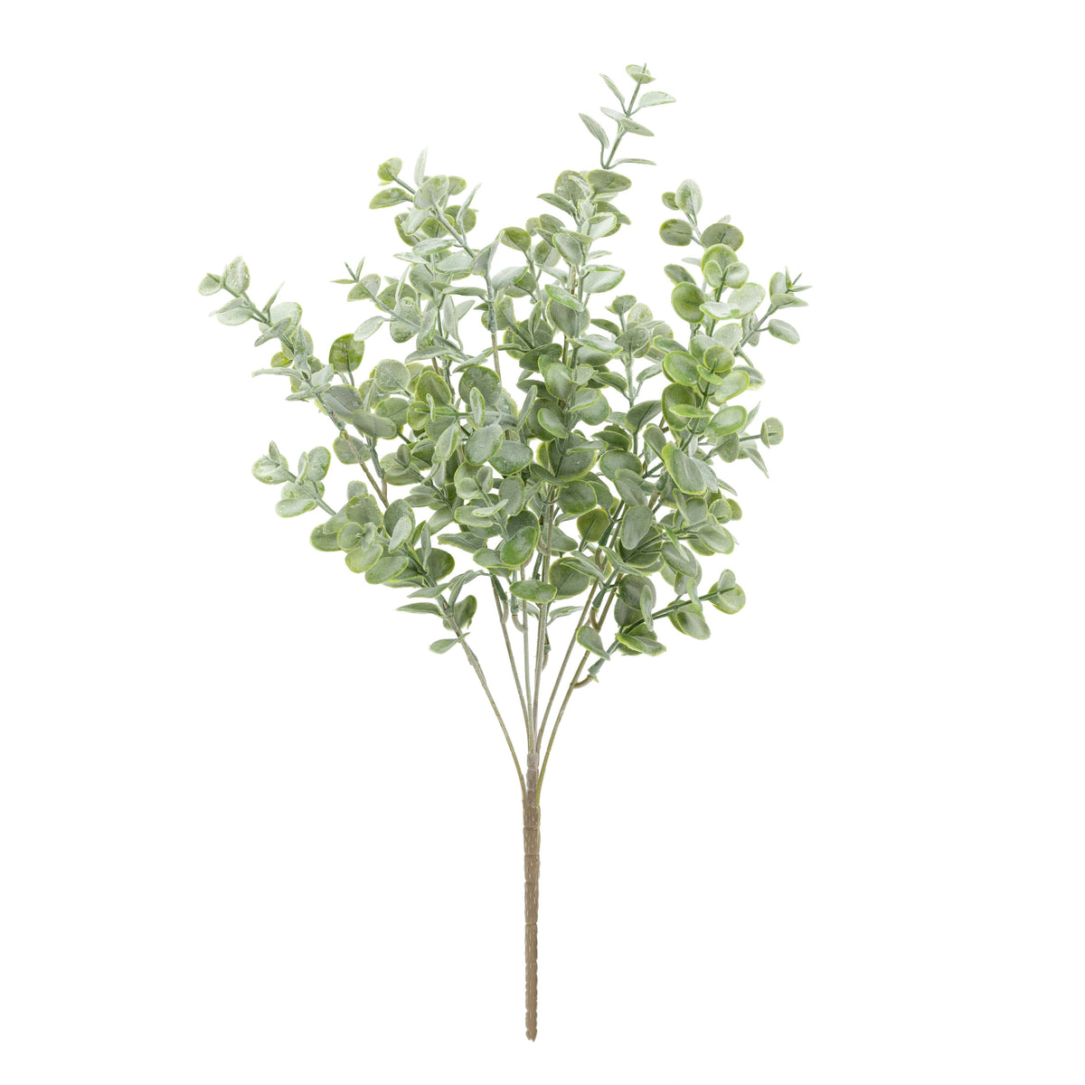 21" FLOCKED EUCALYPTUS LEAF BUSH X 7
