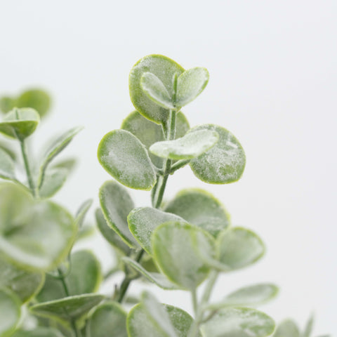 21" FLOCKED EUCALYPTUS LEAF BUSH X 7