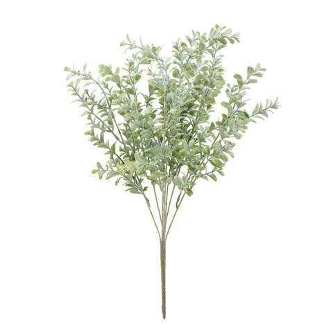 21" FLOCKED BOXWOOD BUSH X 7