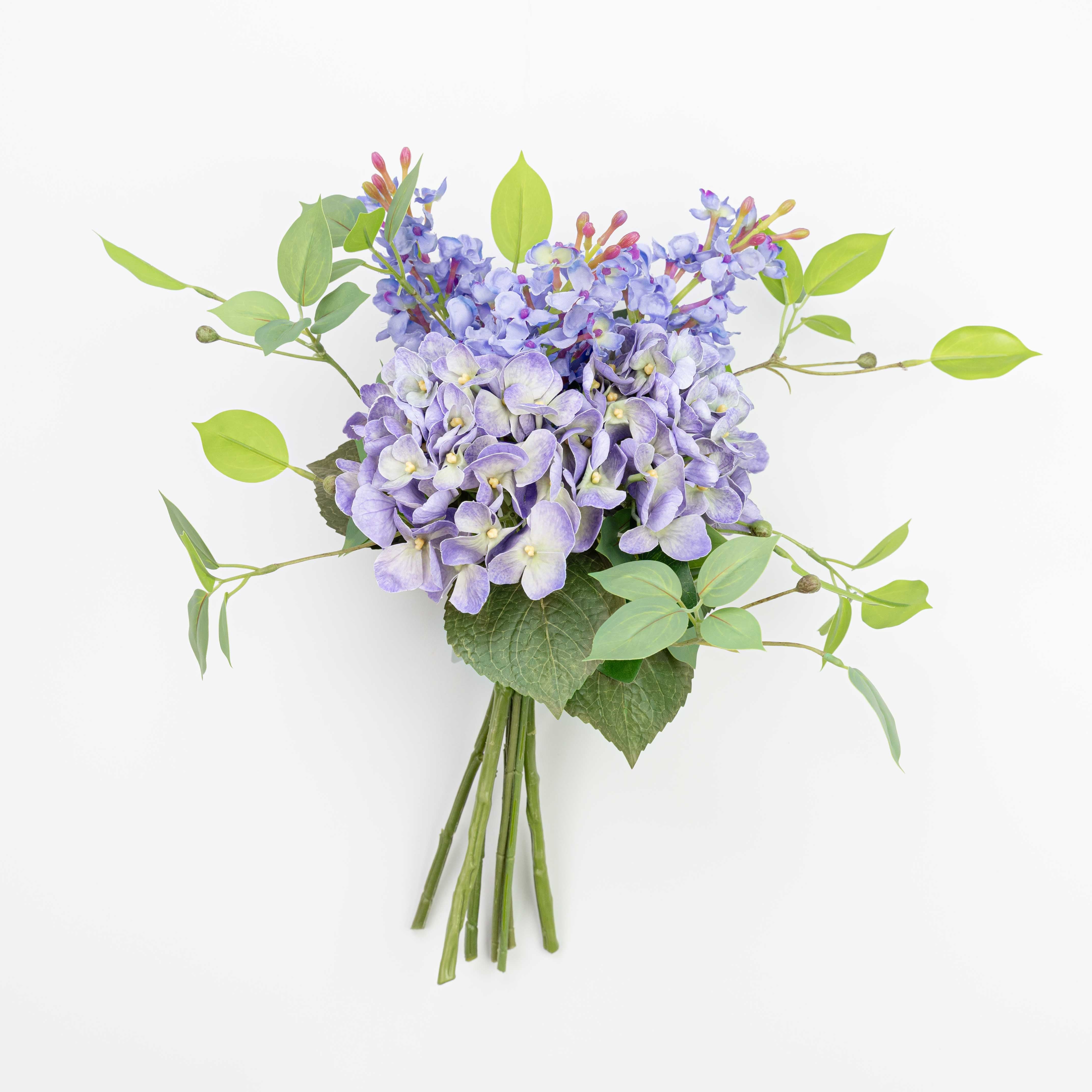 18" HYDRANGEA LILAC BUNDLE