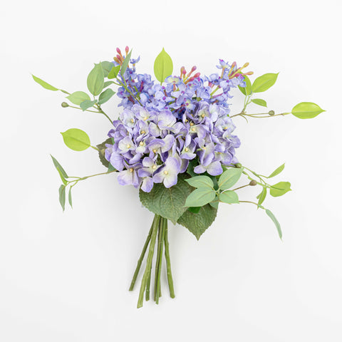 18" HYDRANGEA LILAC BUNDLE