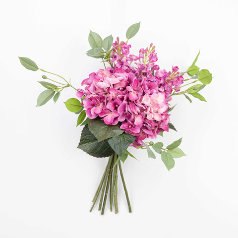 18" HYDRANGEA LILAC BUNDLE