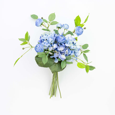18" HYDRANGEA RANUNCULUS BUNDLE