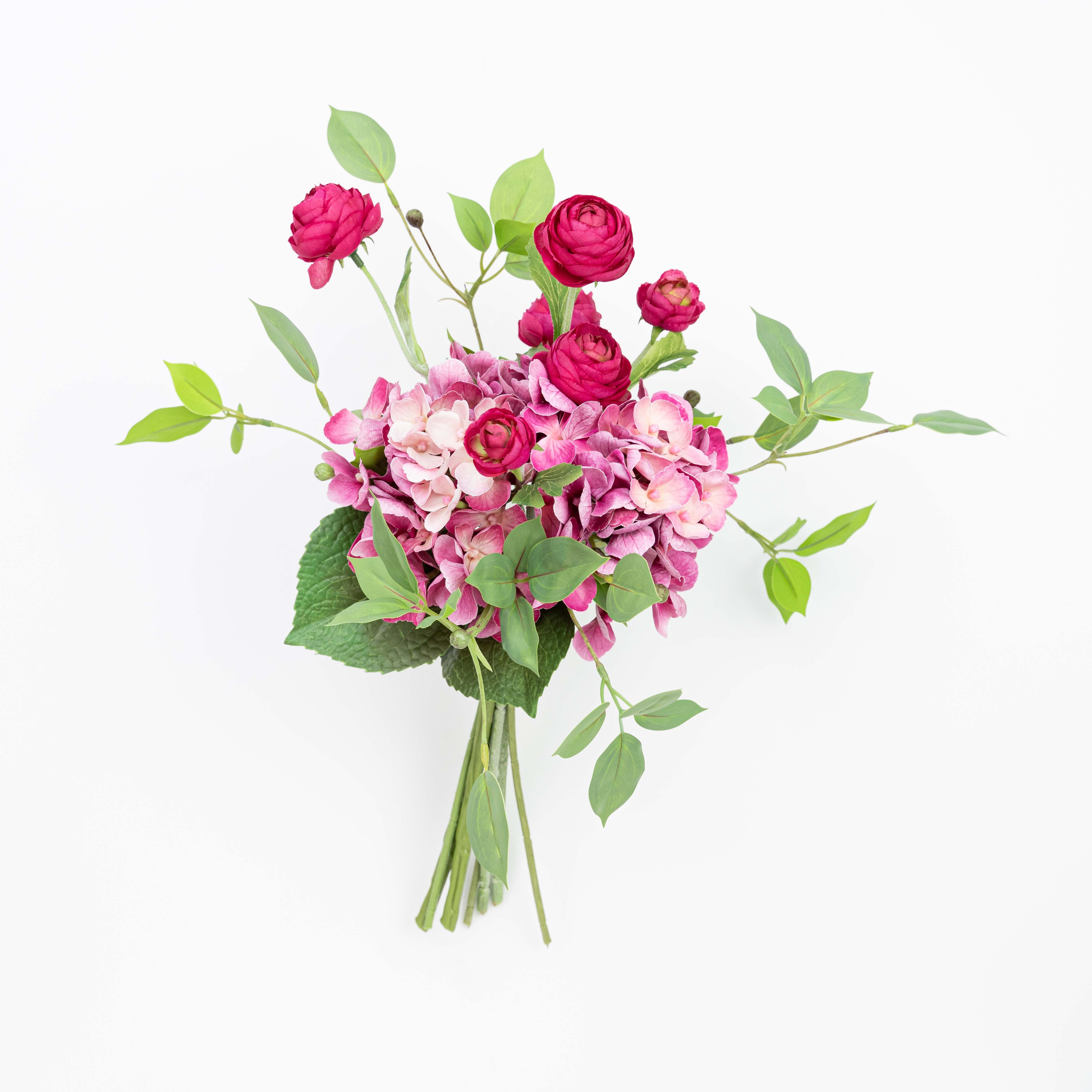 18" HYDRANGEA RANUNCULUS BUNDLE