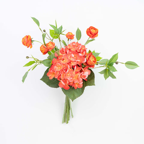 18" HYDRANGEA RANUNCULUS BUNDLE