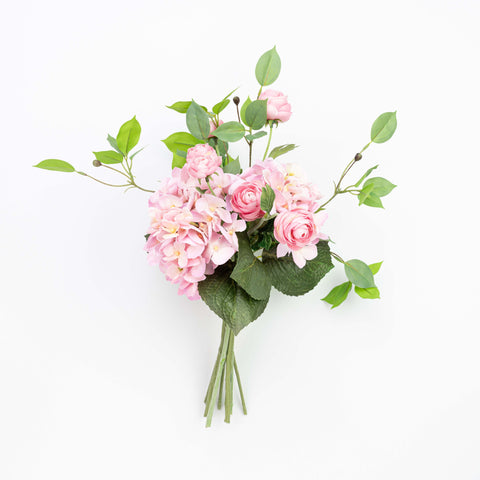 18" HYDRANGEA RANUNCULUS BUNDLE