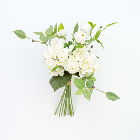 18" HYDRANGEA RANUNCULUS BUNDLE