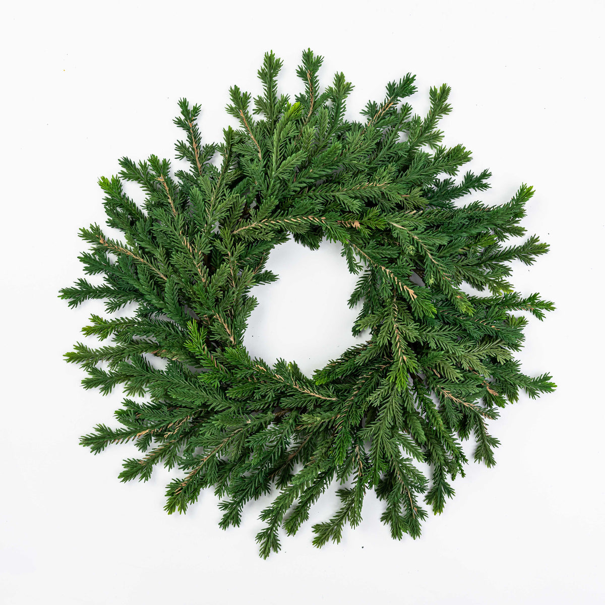 16" CEDAR PINE CANDLE RING