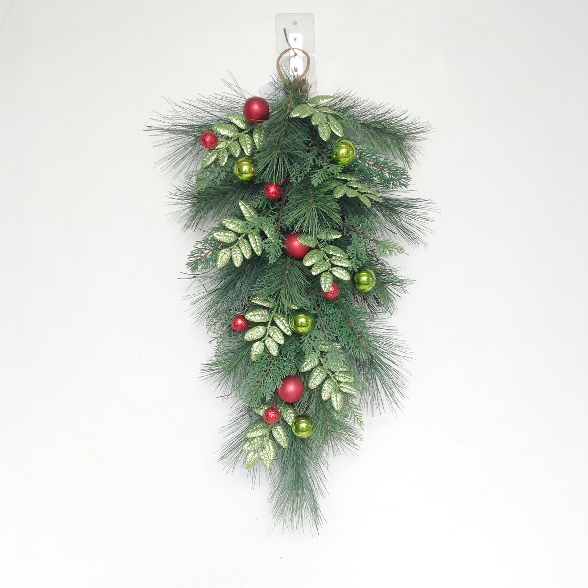 28" MIX BALL PINE LEAF TEARDROP
